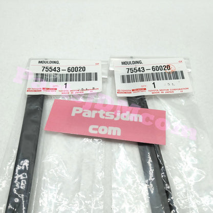 TOYOTA Genuine 75543-60020 Windshield Reveal Molding RH LH for 1998-2007 Land Cruiser