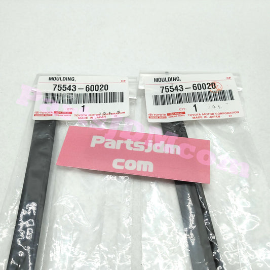 TOYOTA Genuine 75543-60020 Windshield Reveal Molding RH LH for 1998-2007 Land Cruiser