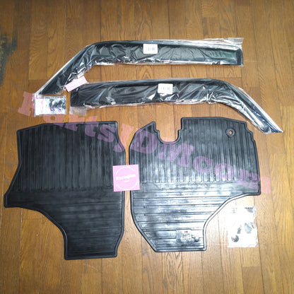 Suzuki Carry JDM Carry truck DA16T Side Visor and Rubber Mat Left and Right sets