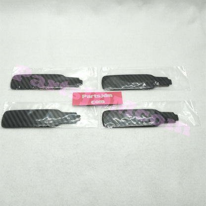 Truck Bed Handle Cover Three-dimensional Carbon Style 4 piece for Daihatsu Hijet Truck S200 Series