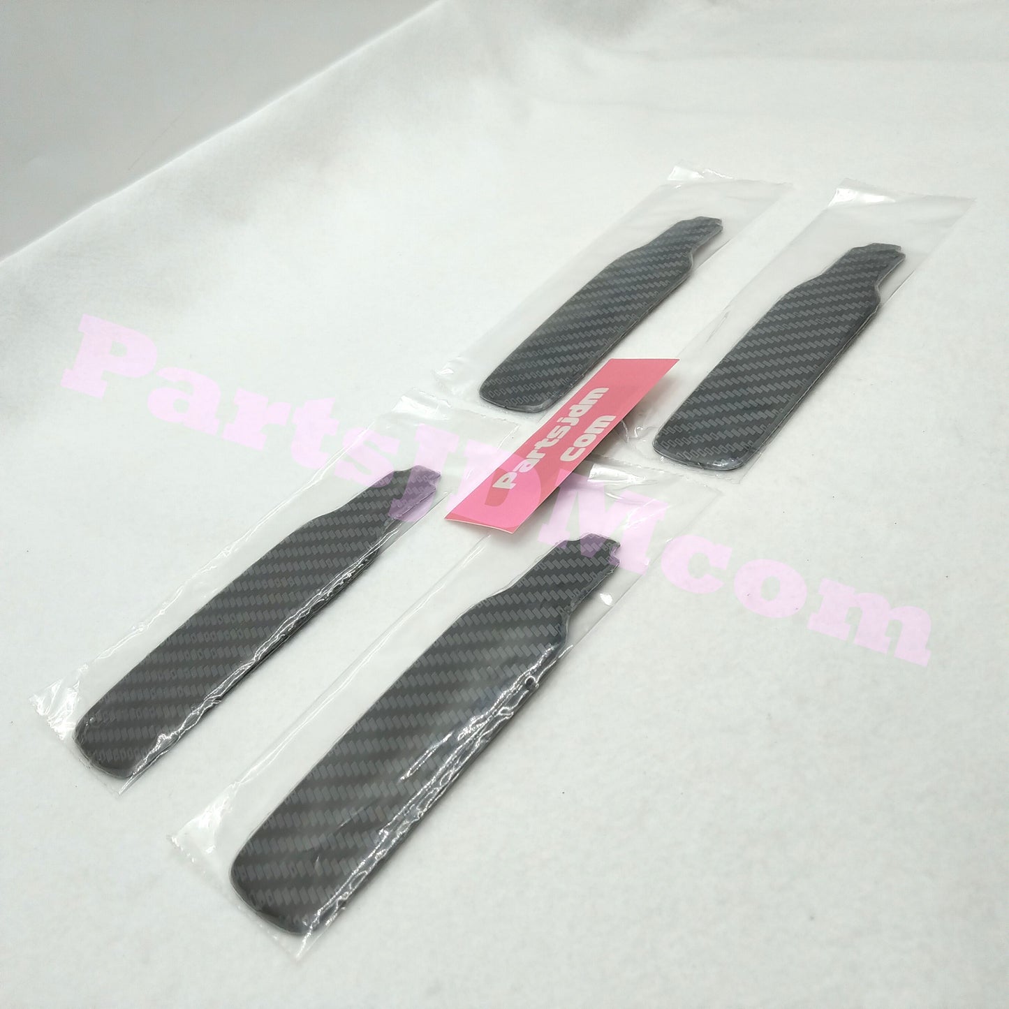 Truck Bed Handle Cover Three-dimensional Carbon Style 4 piece for Daihatsu Hijet Truck S200 Series