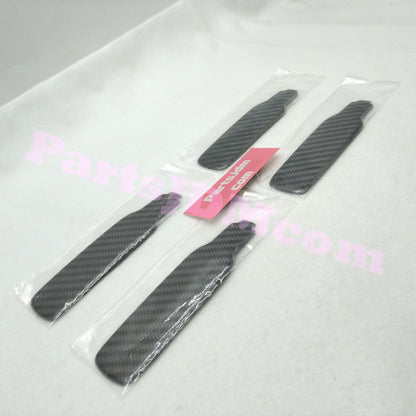 Truck Bed Handle Cover Three-dimensional Carbon Style 4 piece for Daihatsu Hijet Truck S200 Series