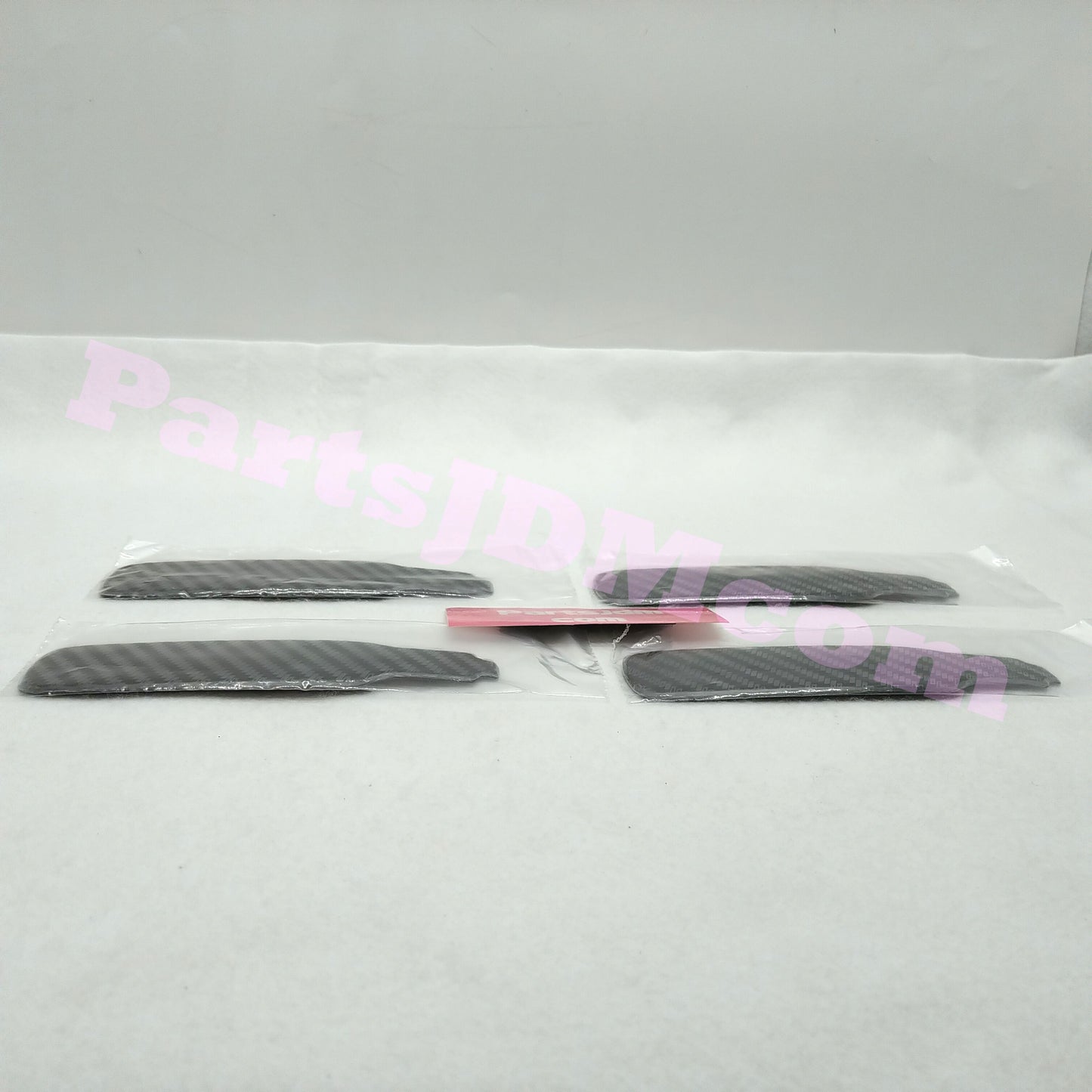 Truck Bed Handle Cover Three-dimensional Carbon Style 4 piece for Daihatsu Hijet Truck S200 Series