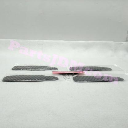 Truck Bed Handle Cover Three-dimensional Carbon Style 4 piece for Daihatsu Hijet Truck S200 Series