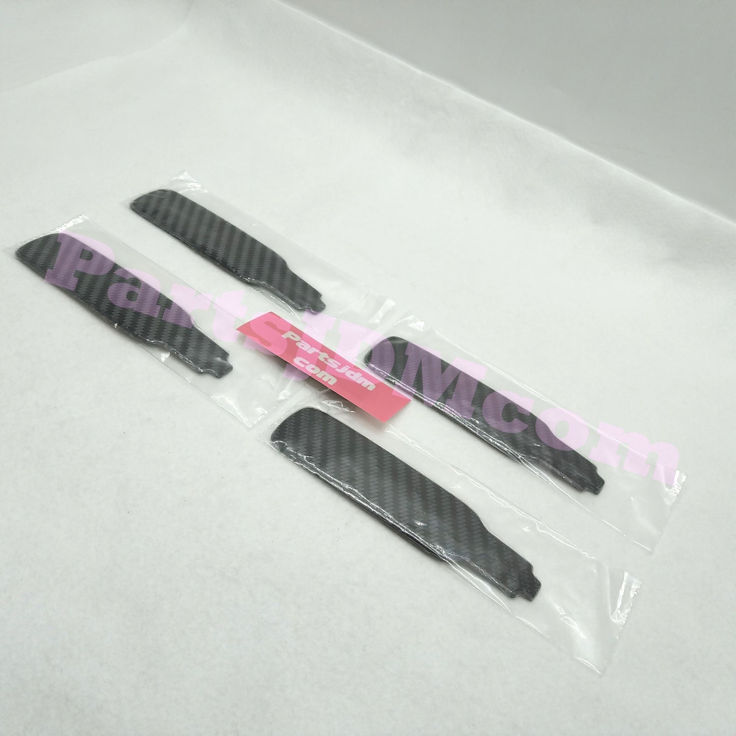 Truck Bed Handle Cover Three-dimensional Carbon Style 4 piece for Daihatsu Hijet Truck S200 Series