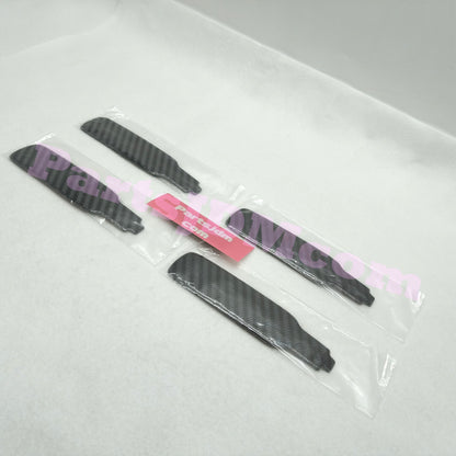 Truck Bed Handle Cover Three-dimensional Carbon Style 4 piece for Daihatsu Hijet Truck S200 Series