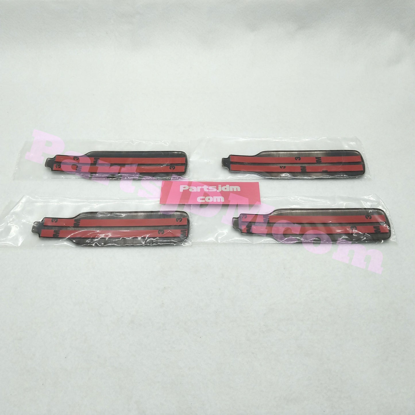 Truck Bed Handle Cover Three-dimensional Carbon Style 4 piece for Daihatsu Hijet Truck S200 Series