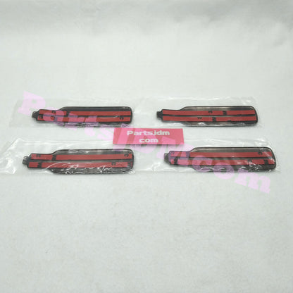 Truck Bed Handle Cover Three-dimensional Carbon Style 4 piece for Daihatsu Hijet Truck S200 Series