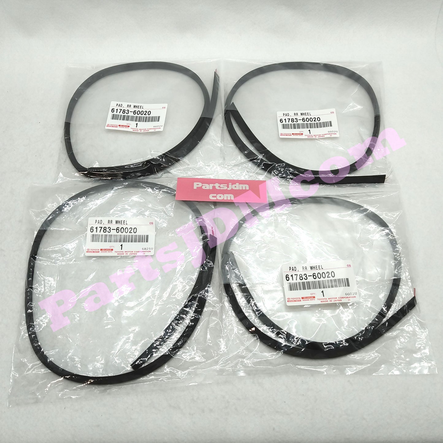 Genuine Toyota Land Cruiser Prado KZJ78 Over Fender Pad Set 53851-90A00 61783-60020 New