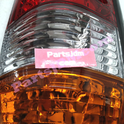 طقم مصابيح خلفية LED كريستالية ثلاثية الألوان، يسار ويمين، مناسب لسيارات تويوتا لاند كروزر برادو سلسلة 78 (الهيكل الطويل) LJ78G/W KZJ78G/W