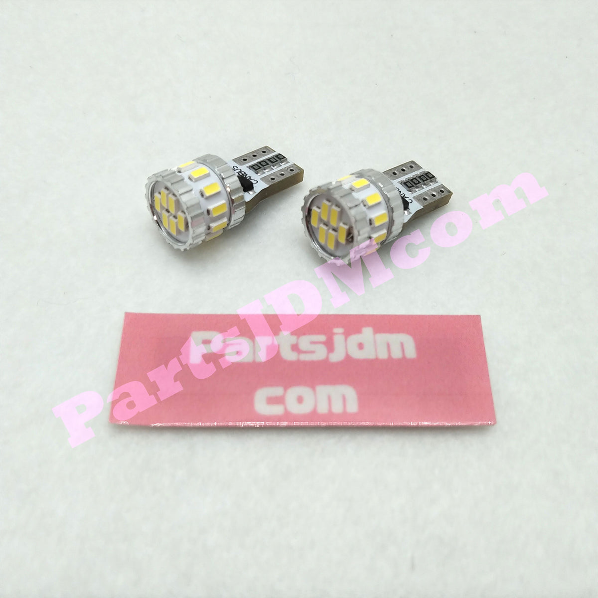 T10/T16 LED Position Bulbs 3014SMD 18-Chip 6000K White Set of 2  Fits Subaru Sambar Truck TT1 / TT2