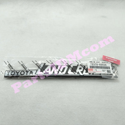 Genuine Toyota Land Cruiser Front Fender Emblem 75370-60020