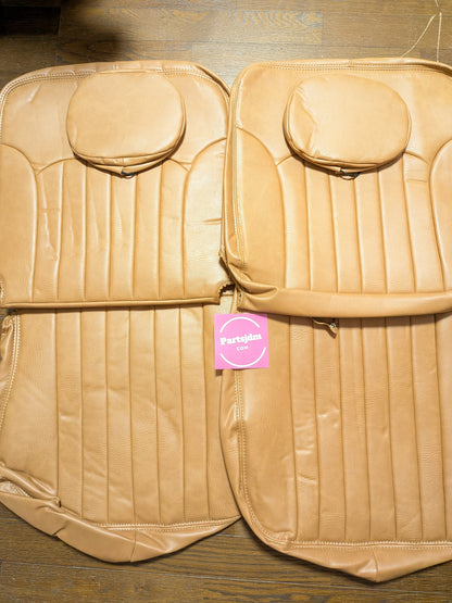 Subaru Sambar Truck TT1 TT2 Vintage Brown Leather Seat Cover (Feb 1999 – Mar 2012)