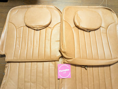 Subaru Sambar Truck TT1 TT2 Vintage Brown Leather Seat Cover (Feb 1999 – Mar 2012)