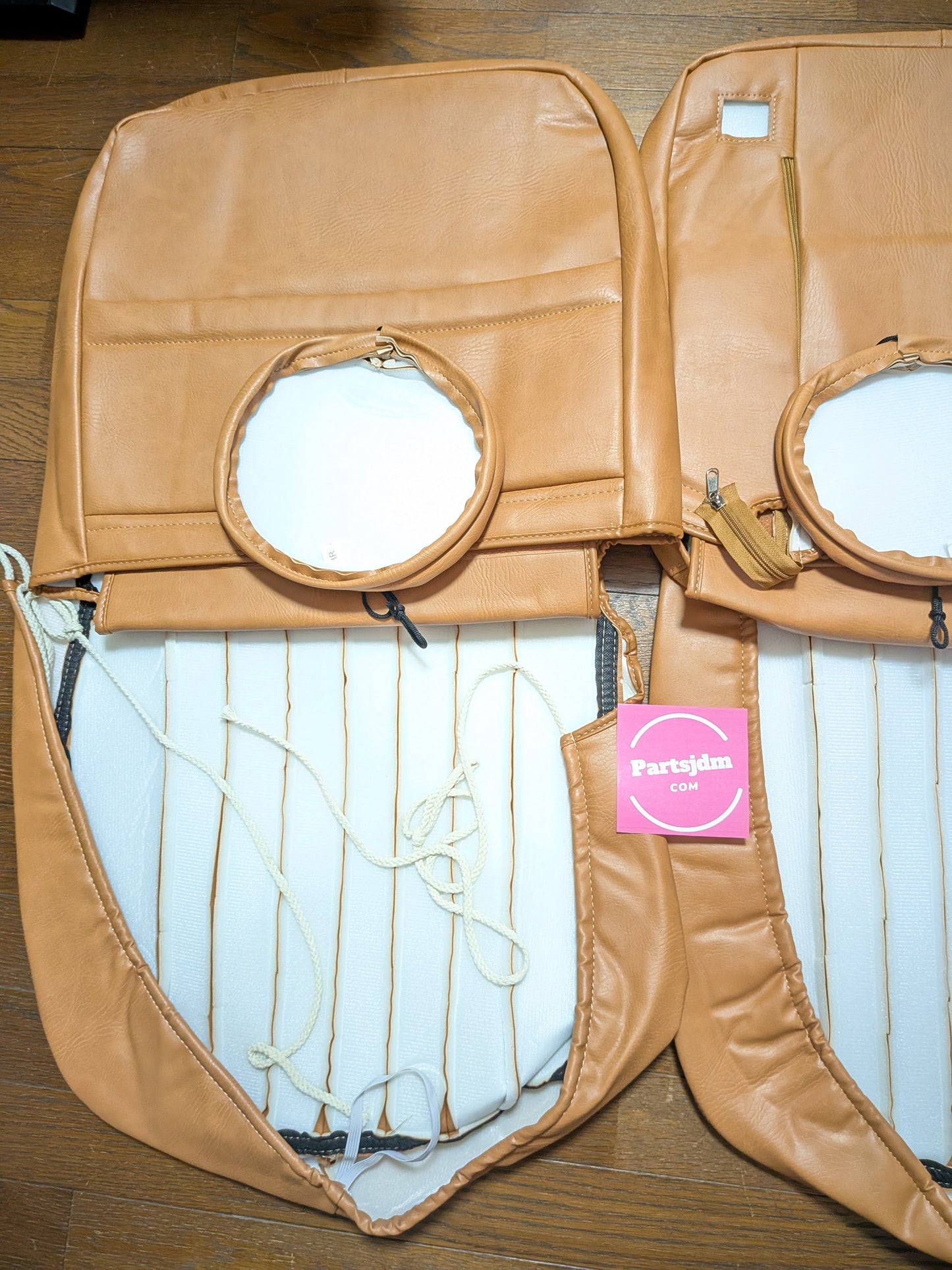 Subaru Sambar Truck TT1 TT2 Vintage Brown Leather Seat Cover (Feb 1999 – Mar 2012)