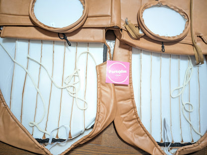 Subaru Sambar Truck TT1 TT2 Vintage Brown Leather Seat Cover (Feb 1999 – Mar 2012)