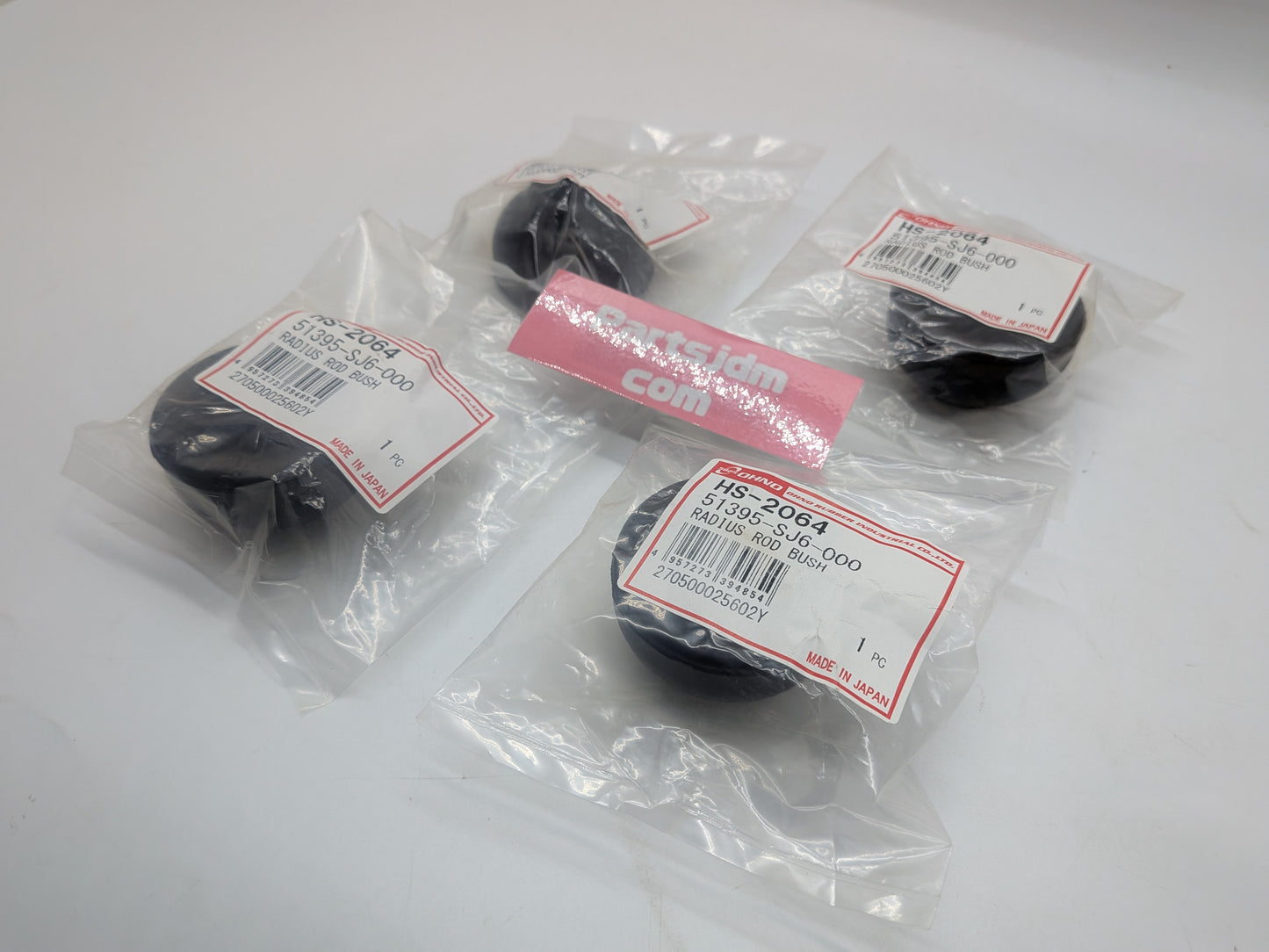 OHNO Rubber Radius Rod Bush 4pcs HS-2064 Fits Honda Acty Truck HA3 HA4 Van HH3 HH4