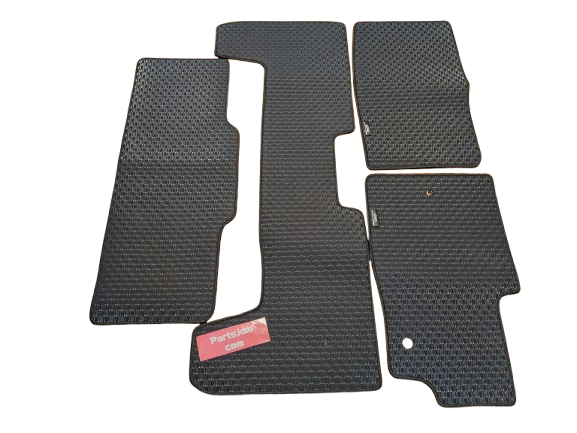 سجادات أرضية مطاطية مخصصة (3 صفوف، 8 مقاعد) لسيارة تويوتا لاند كروزر برادو LJ71G/71W/78G/78W، KZJ71G/71W/78G/78W (أبريل 1990 - مايو 1996)