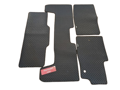 سجادات أرضية مطاطية مخصصة (3 صفوف، 8 مقاعد) لسيارة تويوتا لاند كروزر برادو LJ71G/71W/78G/78W، KZJ71G/71W/78G/78W (أبريل 1990 - مايو 1996)