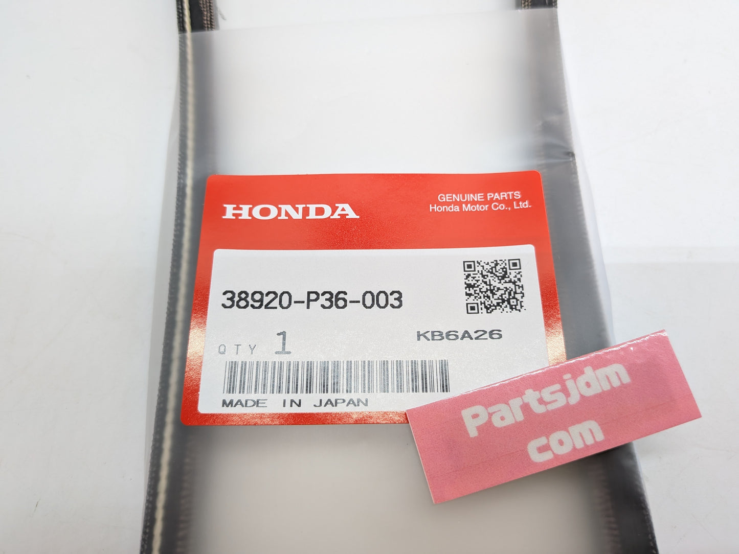 Honda Genuine A/C Compressor Belt 38920-P36-003 – Fits Acty, Beat (HA1–HA5, HH1–HH4, PP1)