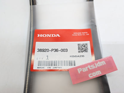 Honda Genuine A/C Compressor Belt 38920-P36-003 – Fits Acty, Beat (HA1–HA5, HH1–HH4, PP1)