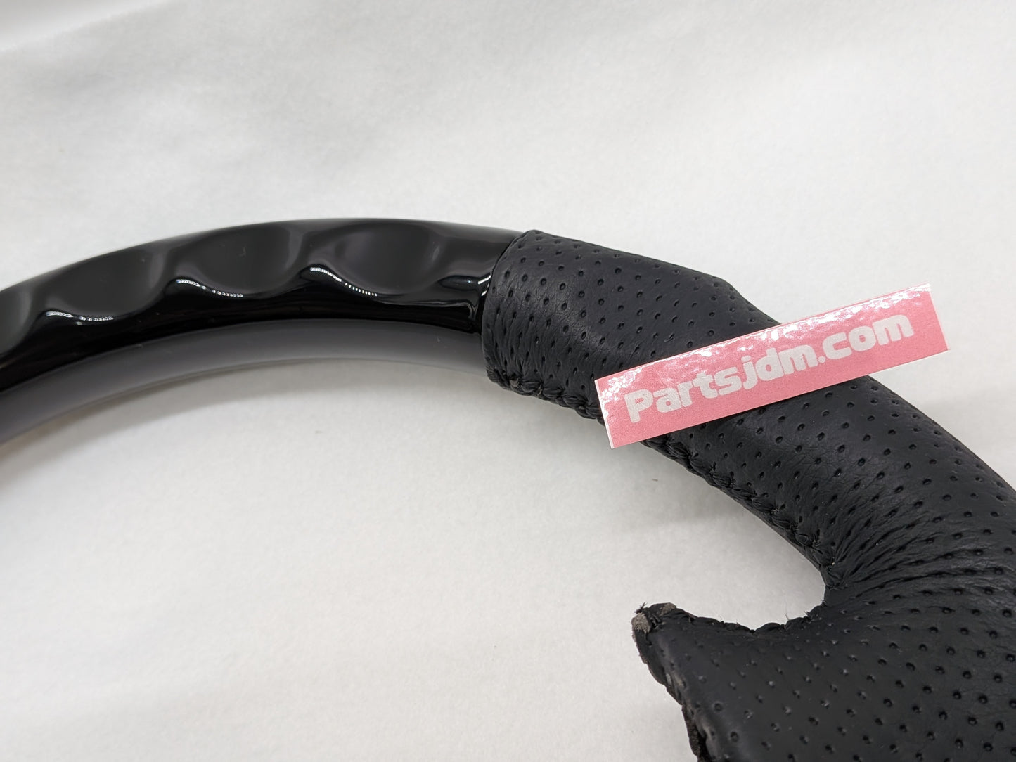 OEM Replacement Steering Wheel Piano Black × Black Leather Gun Grip Fits DA63T / DA65T Carry (Non-Airbag Model)