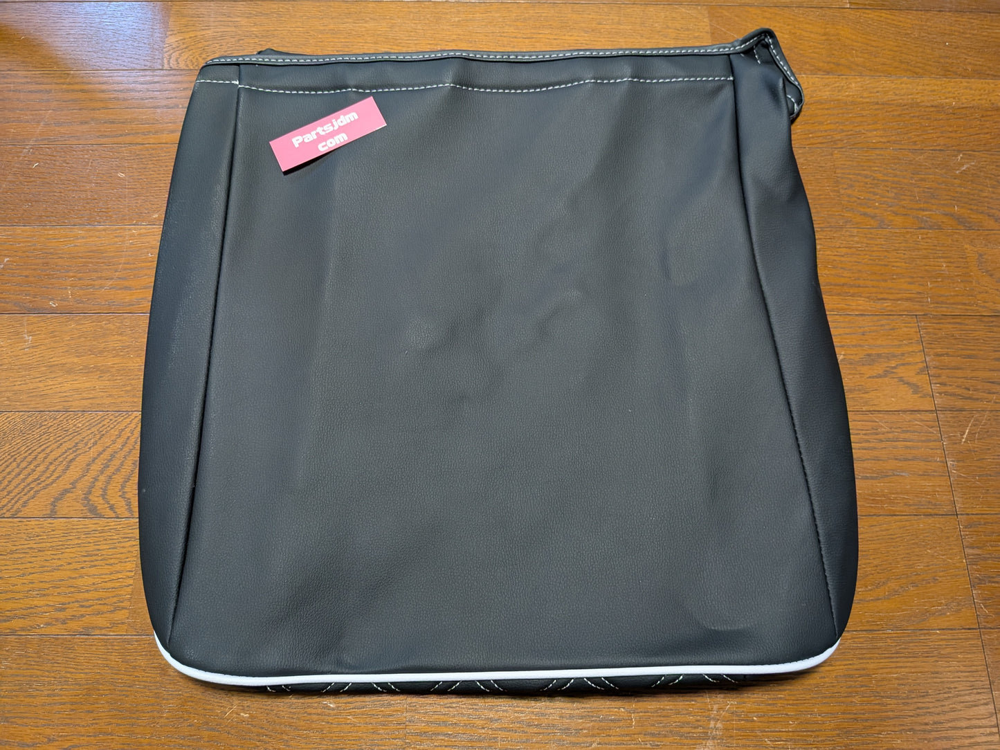 For Suzuki JDM DA63T Carry Truck Seat Cover Diamond Cut PVC Leather White seams