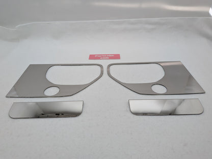 SUS304 Stainless Door Handle Surround Garnish R/L Set Mirror Finish Fits Subaru Sambar KS3 KS4 1990–1999