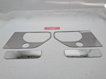 SUS304 Stainless Door Handle Surround Garnish R/L Set Mirror Finish Fits Subaru Sambar KS3 KS4 1990–1999