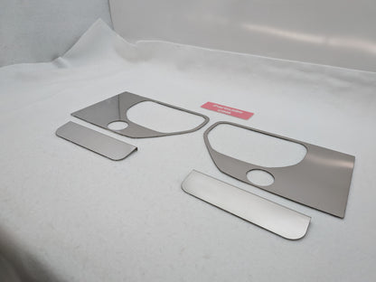SUS304 Stainless Door Handle Surround Garnish R/L Set Mirror Finish Fits Subaru Sambar KS3 KS4 1990–1999