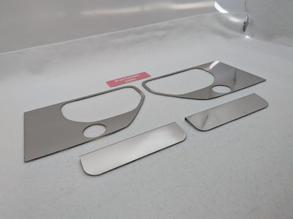 SUS304 Stainless Door Handle Surround Garnish R/L Set Mirror Finish Fits Subaru Sambar KS3 KS4 1990–1999