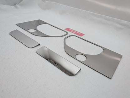 SUS304 Stainless Door Handle Surround Garnish R/L Set Mirror Finish Fits Subaru Sambar KS3 KS4 1990–1999