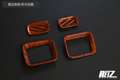 REIZ Air Conditioning Duct Panel Set for Daihatsu Hijet Truck S500P S510P 4 Pieces