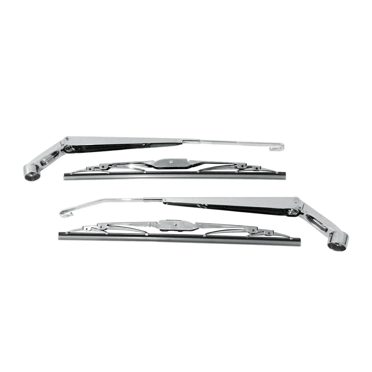 Chrome Front Wiper Arm Blade Set for Suzuki Carry DA16T Steel Replacement