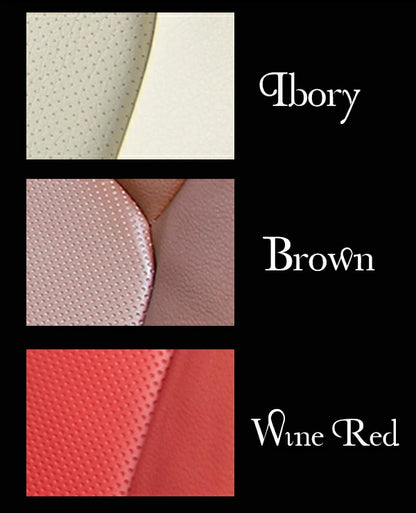 ARTINA 4-Layer PVC Leather Seat Cover Set Fits Toyota Land Cruiser 300 Series VJA300W AX 7-Seater