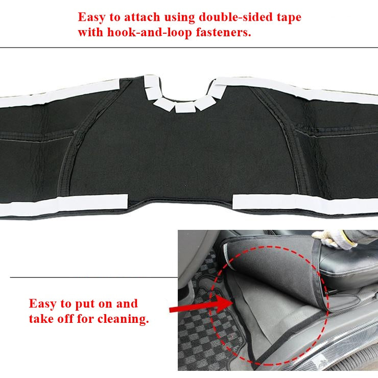 Leather Front Deck Cover for Daihatsu Hijet Cargo S321V S331V Deluxe Black Custom