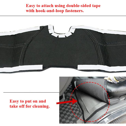 Leather Front Deck Cover for Daihatsu Hijet Cargo S321V S331V Deluxe Black Custom