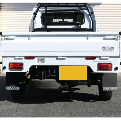 ABS Material Tail Lamp Garnish Cover Silver Chrome Finish 2P Set Fits Suzuki Carry Truck / Super Carry DA16T