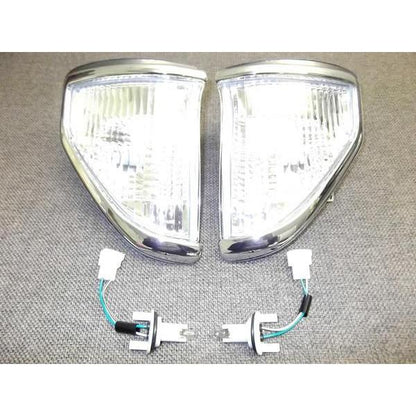 Crystal Corner Lamp Set Fits Toyota Land Cruiser Prado KZJ71G KZJ71W KZJ78G KZJ78W