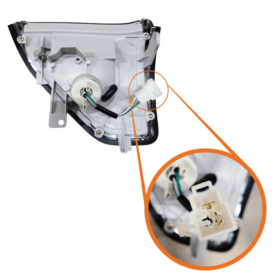Crystal Corner Lamp Set Fits Toyota Land Cruiser Prado KZJ71G KZJ71W KZJ78G KZJ78W
