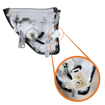 Crystal Corner Lamp Set Fits Toyota Land Cruiser Prado KZJ71G KZJ71W KZJ78G KZJ78W