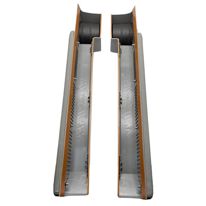 Armrest Drink Holder Set for Toyota Land Cruiser 70 Series Gray Console