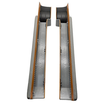 Armrest Drink Holder Set for Toyota Land Cruiser 70 Series Gray Console