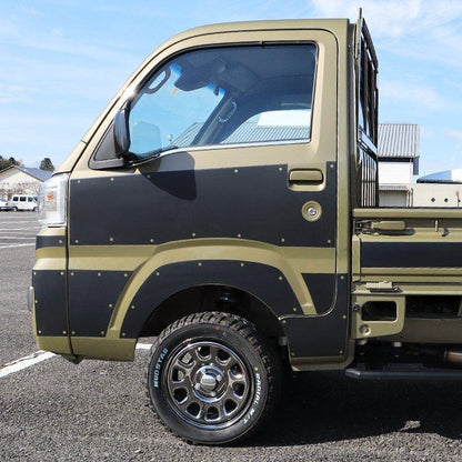 Daihatsu Hijet S500 Series Front Body Sticker Decal 22P Matte Black Off-Road