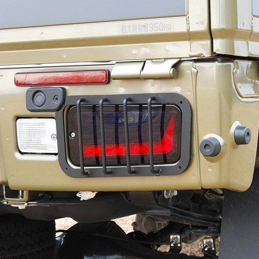Tail Light Guard Set Fits Subaru S200/S500 Series Truck Black Off-Road Style
