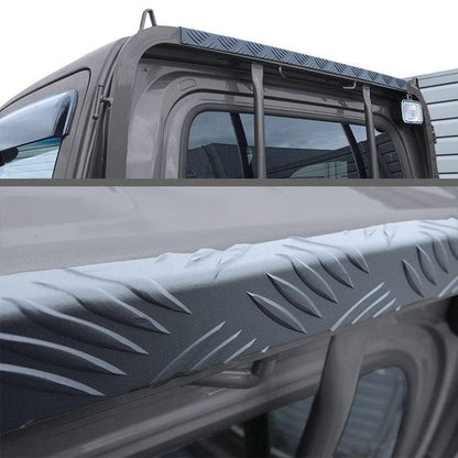 Black DA16T Carry Truck Torii Protector 925mm Aluminum Checker Plate Guard