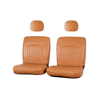 Subaru Sambar Truck TT1 TT2 Vintage Brown Leather Seat Cover (Feb 1999 – Mar 2012)