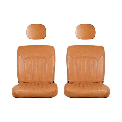 Subaru Sambar Truck TT1 TT2 Vintage Brown Leather Seat Cover (Feb 1999 – Mar 2012)