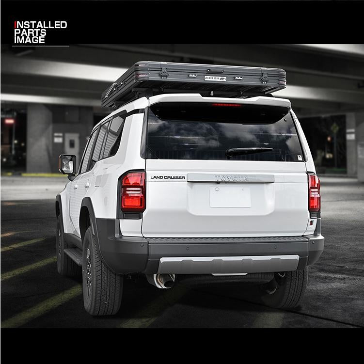 Fits Toyota Land Cruiser 250 TRJ250W LED Tail Lens Frame Garnish Matte Black