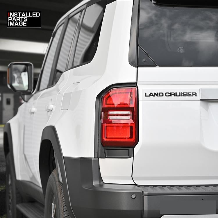 Fits Toyota Land Cruiser 250 TRJ250W LED Tail Lens Frame Garnish Matte Black